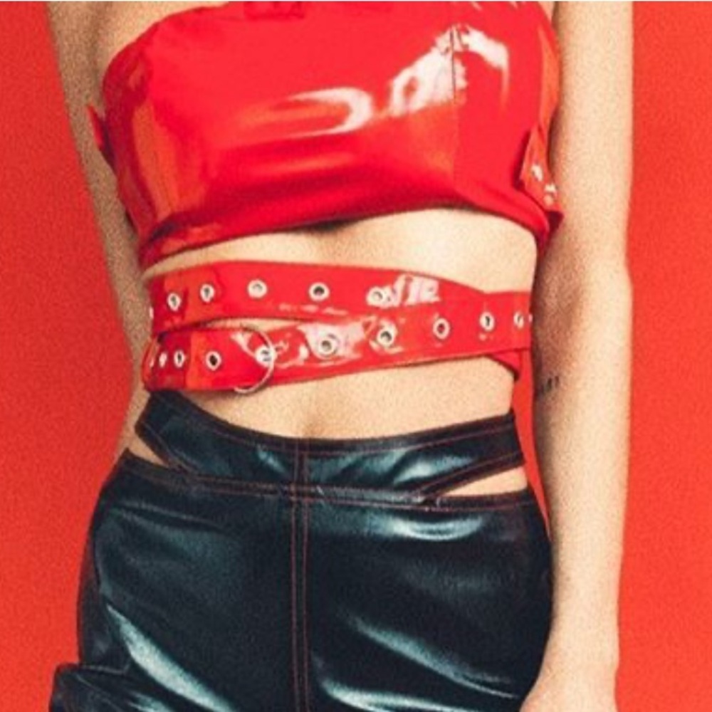 I.AM.GIA Red Crop Top